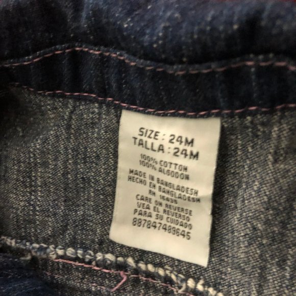 Girl's 24 Months Blue Jean Jacket - Picture 5 of 5